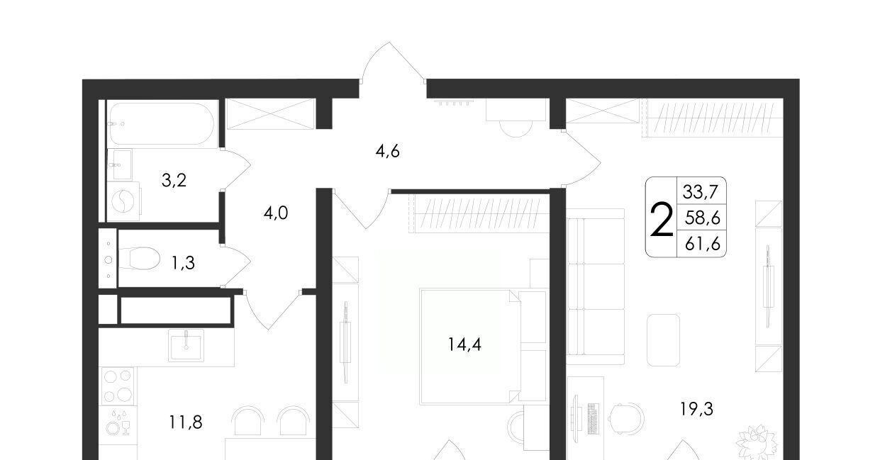 квартира г Воронеж р-н Центральный ул Загоровского 5/4 фото 1