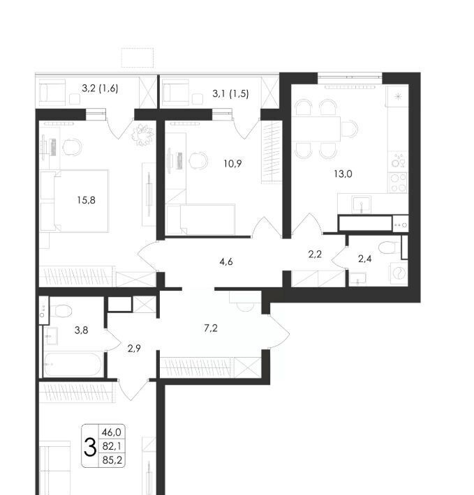 квартира г Воронеж р-н Центральный ул Загоровского 5/4 фото 1