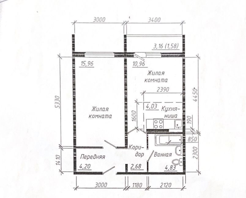 квартира г Новосибирск р-н Кировский ул Виктора Уса 15 фото 17