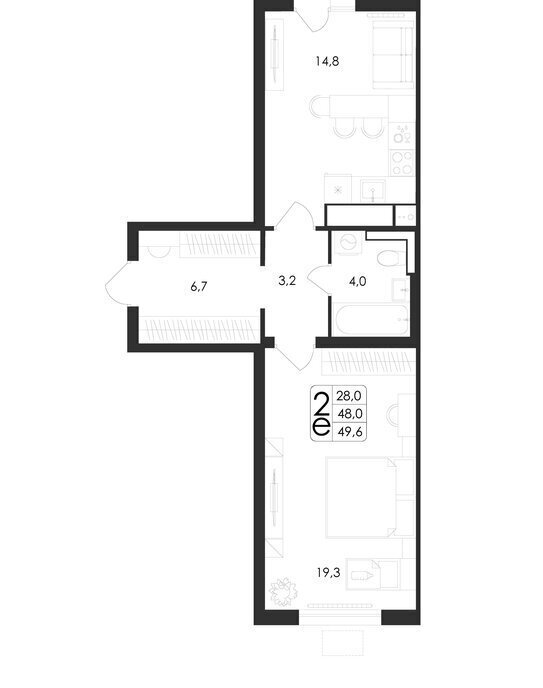 квартира г Воронеж ул Шишкова 140б/23 фото 1