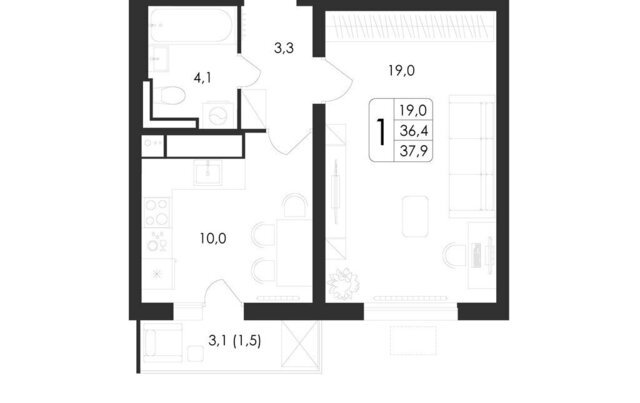 квартира ул Шишкова 140б/23 фото