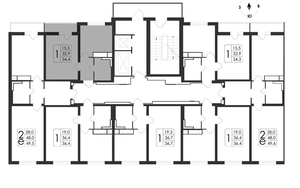 квартира г Воронеж ул Шишкова 140б/23 фото 15