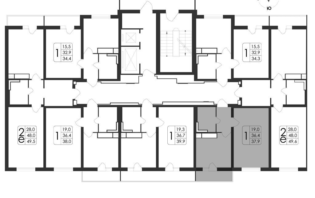 квартира г Воронеж ул Шишкова 140б/23 фото 15