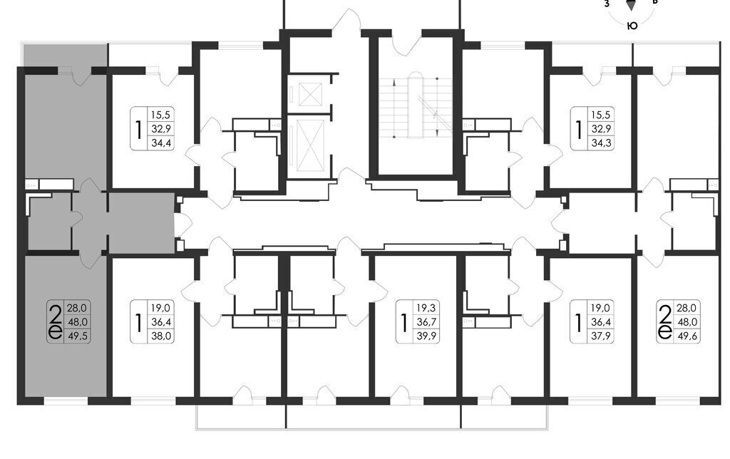 квартира г Воронеж ул Шишкова 140б/23 фото 15