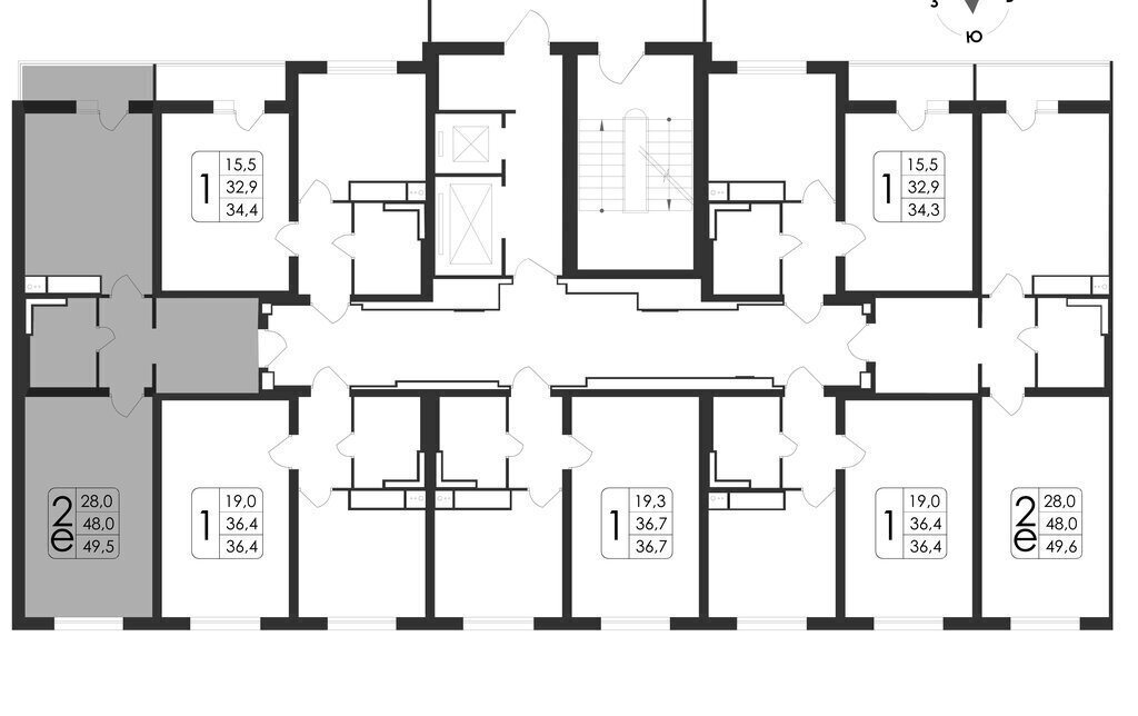 квартира г Воронеж ул Шишкова 140б/23 фото 15