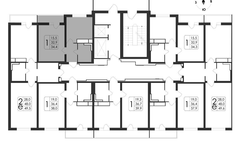 квартира г Воронеж ул Шишкова 140б/23 фото 15
