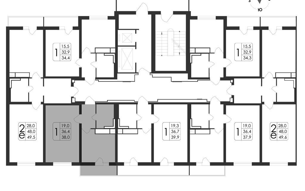 квартира г Воронеж ул Шишкова 140б/23 фото 15