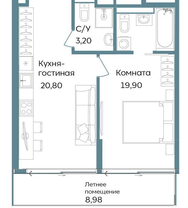 квартира г Саки курортный кластер Темпо фото 1