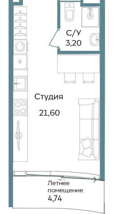 квартира г Саки курортный кластер Темпо фото 1