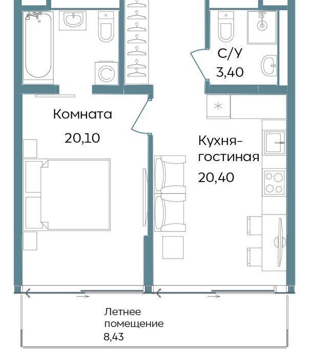 квартира г Саки курортный кластер Темпо фото 1