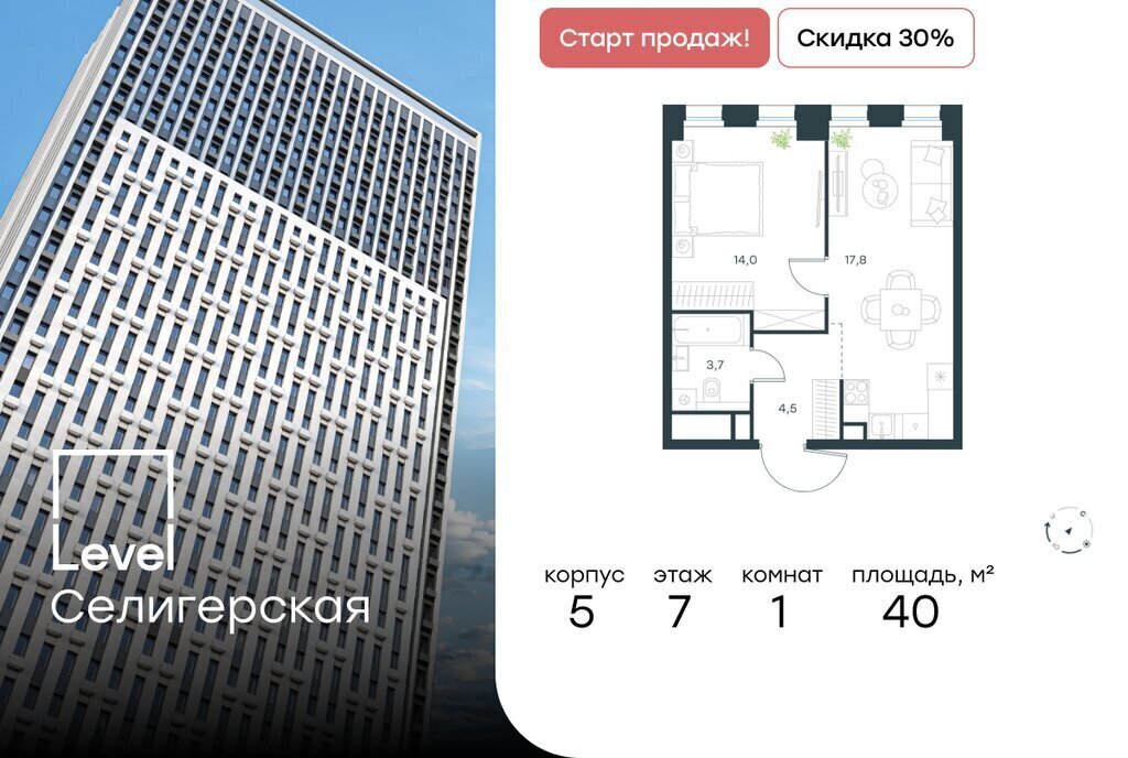 квартира г Москва метро Верхние Лихоборы проезд Ильменский 8 фото 1
