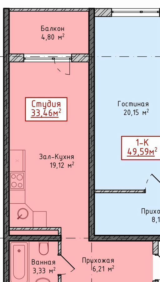 квартира г Махачкала р-н Кировский ул Каммаева 20а фото 3