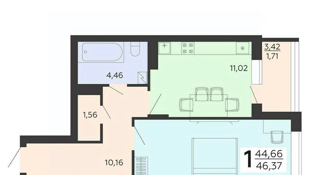 квартира г Воронеж р-н Коминтерновский ул Независимости 78бк/2 фото 1