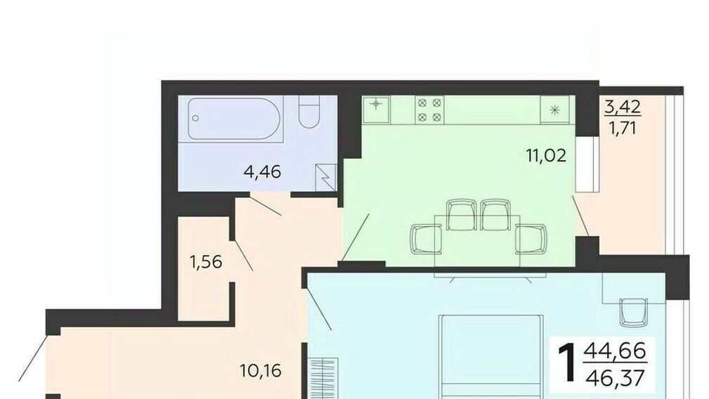 квартира г Воронеж р-н Коминтерновский ул Независимости 78бк/2 фото 1