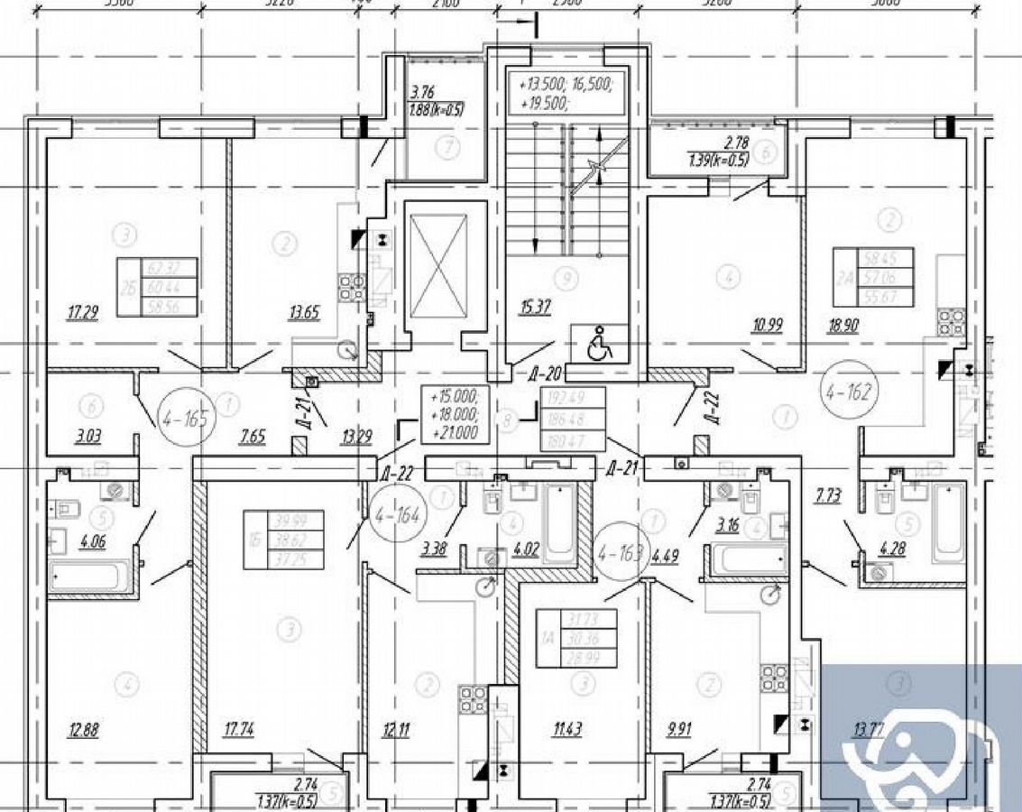 квартира г Калининград р-н Московский ул Крейсерская 13 корп. 1 фото 3