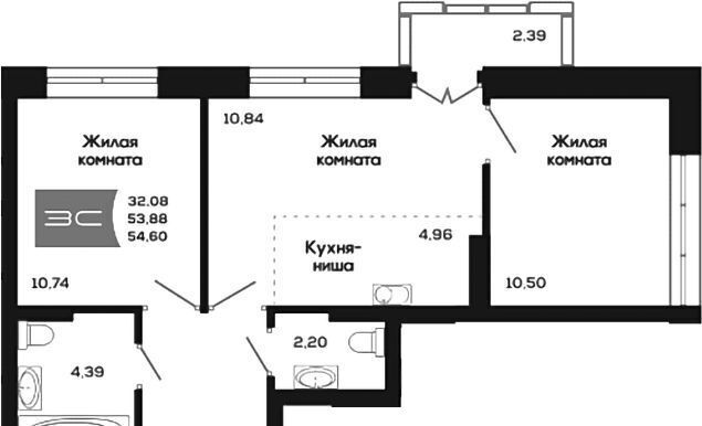 квартира г Новосибирск ул Титова 48 Площадь Маркса фото 1