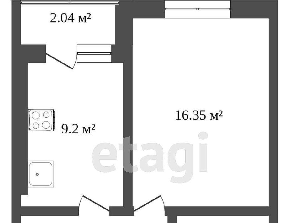 квартира г Калининград р-н Ленинградский ул Елизаветинская 2 фото 2