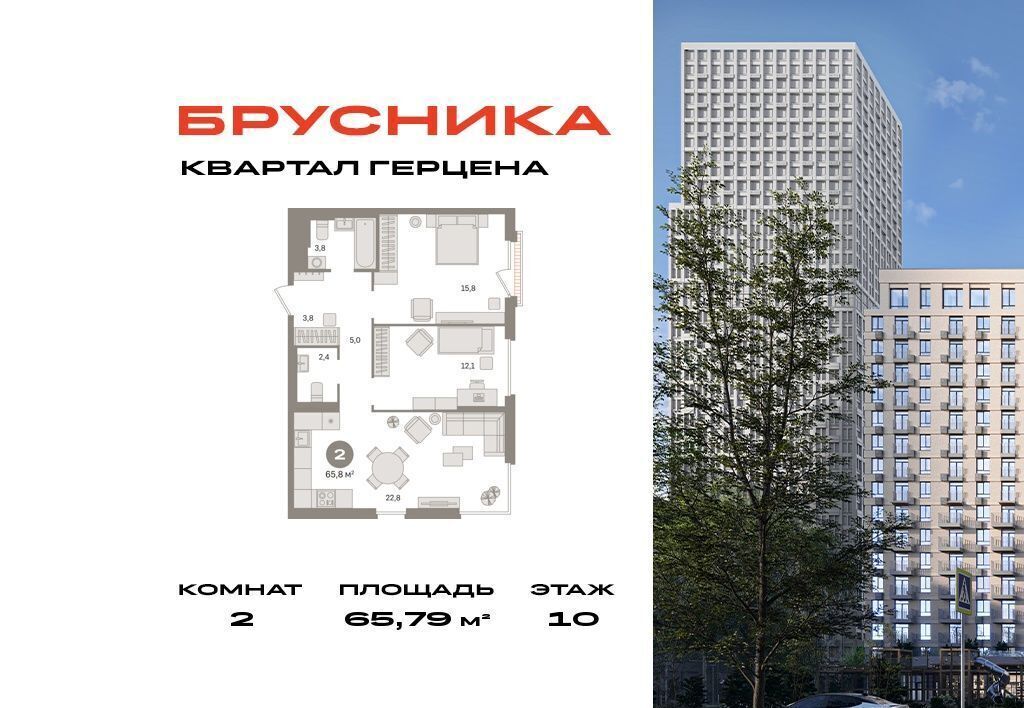 квартира г Москва метро Домодедовская корп. 2, 25-26 км МКАД фото 1