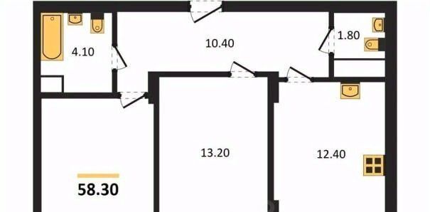 квартира г Воронеж р-н Железнодорожный б-р Содружества 1 фото 1
