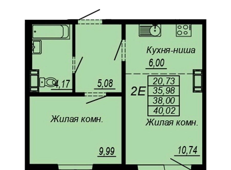 квартира г Хабаровск р-н Индустриальный Южный микрорайон ул Рокоссовского фото 1