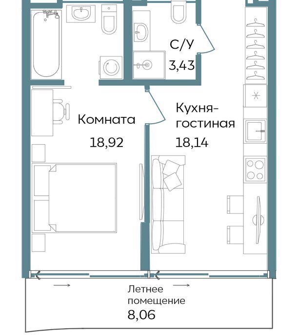 квартира г Саки курортный кластер Темпо фото 1