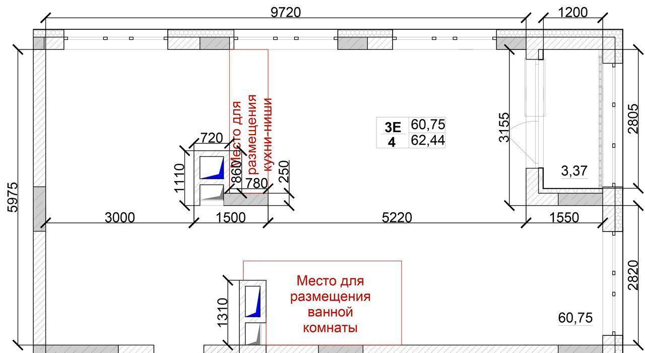 квартира г Кемерово р-н Заводский 15-й микрорайон д. 10 фото 2