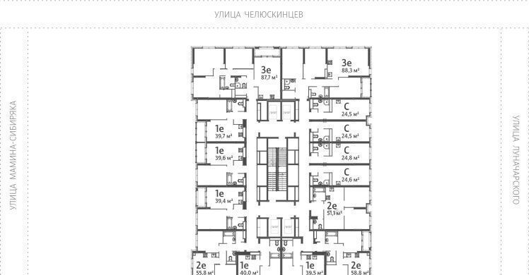 квартира г Екатеринбург Уральская ул Азина 1 фото 2