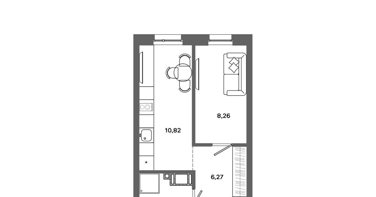 квартира г Сургут 30А, 30А мкр фото 1