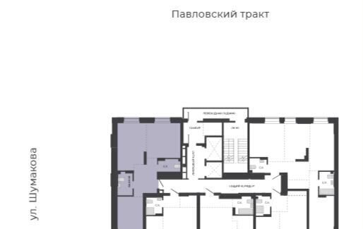 квартира г Барнаул р-н Индустриальный тракт Павловский з/у 251б фото 4