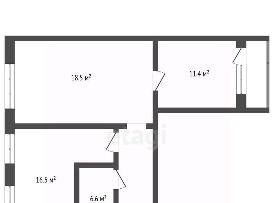 квартира г Чита р-н Центральный Северный микрорайон 6 фото 2