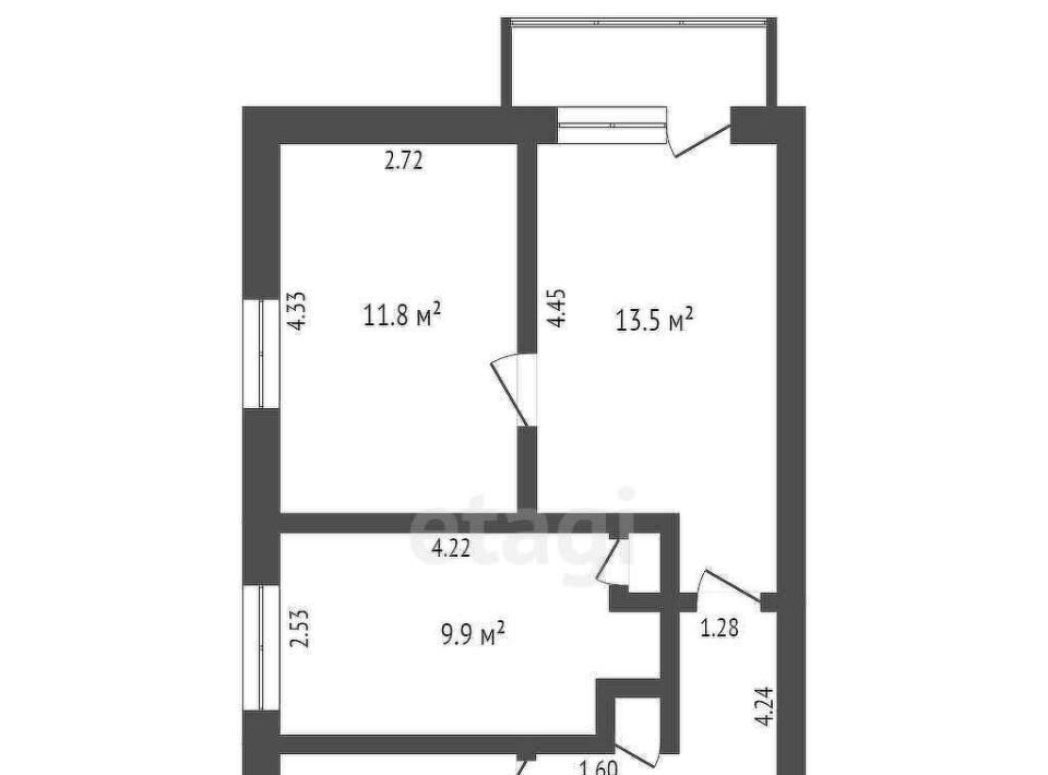 квартира г Чита р-н Центральный ул Новобульварная 115а фото 2