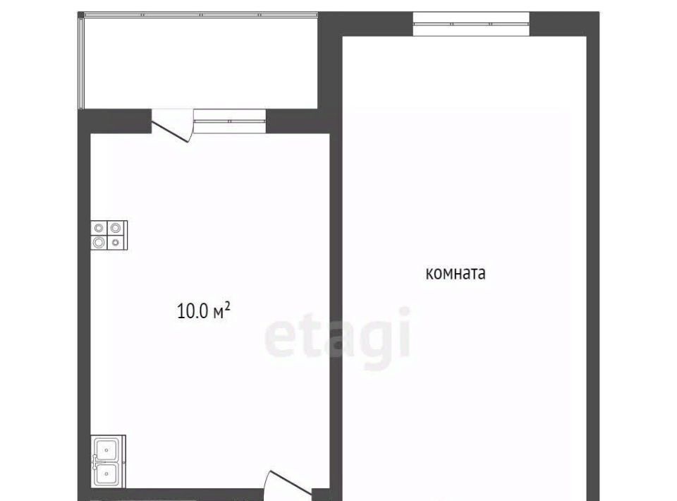 квартира г Чита р-н Центральный ул Генерала Белика 10а фото 2