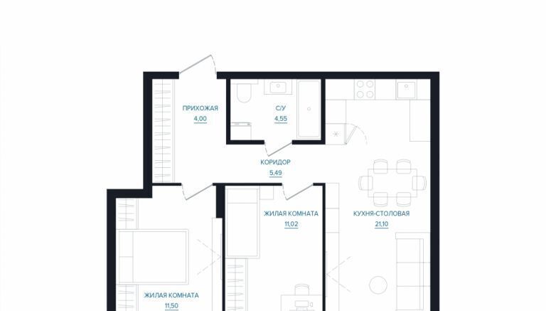 квартира г Екатеринбург Уралмаш ул Энтузиастов фото 1