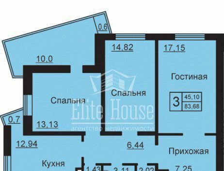квартира г Калуга р-н Ленинский ул Анненки 38к/1 мкр-н Анненки фото 2