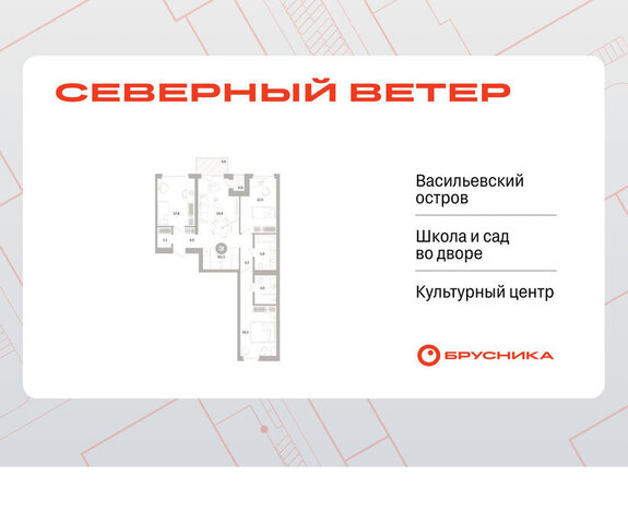метро Приморская р-н Василеостровский ЖК Северный Ветер фото