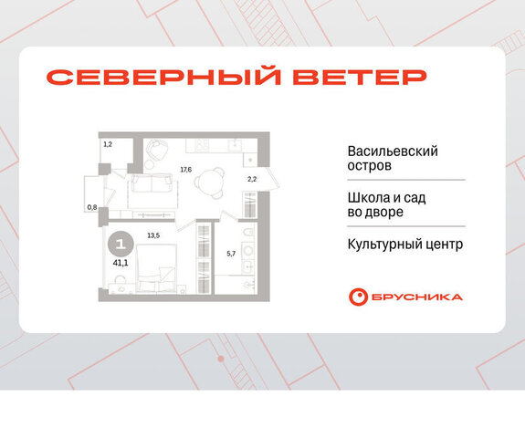 метро Приморская р-н Василеостровский ЖК Северный Ветер фото