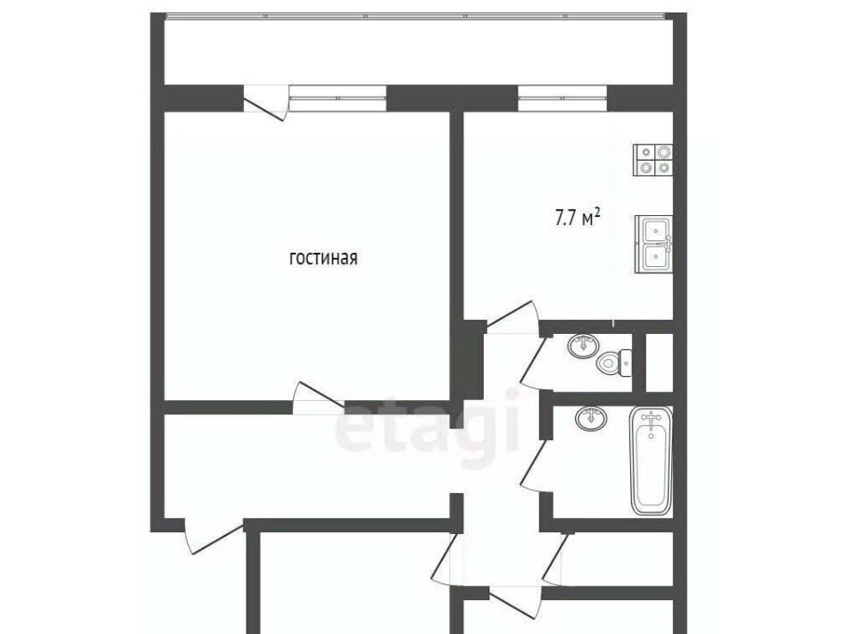 квартира г Электросталь Восточный ул Трудовая 34 фото 2