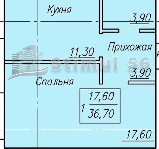 квартира г Оренбург п Ростоши Ростошинская улица фото 1