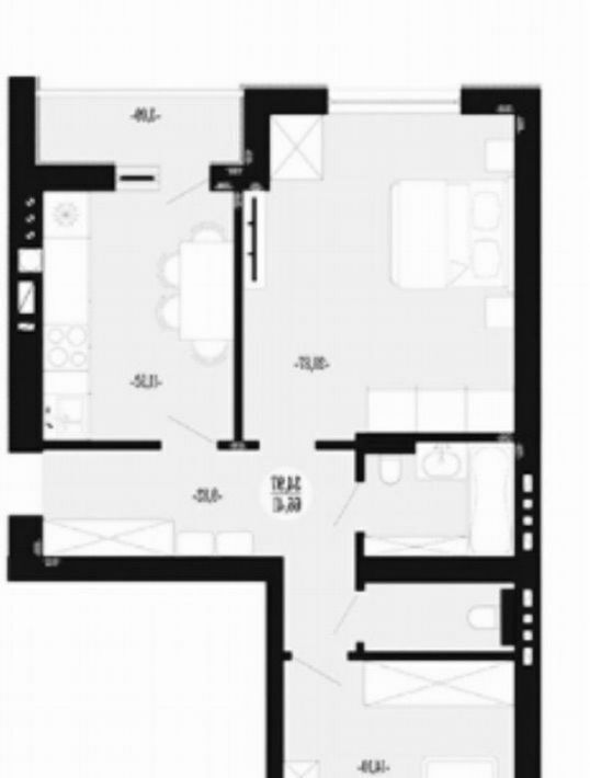 квартира г Калининград р-н Центральный ул Красносельская 57 фото 32