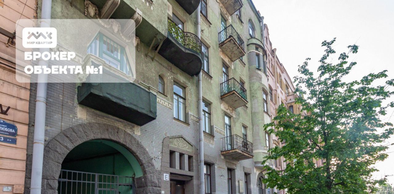 квартира г Санкт-Петербург метро Спортивная пр-кт Добролюбова 21а фото 26