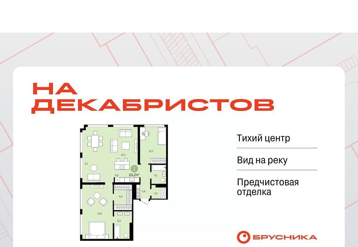 квартира г Новосибирск р-н Октябрьский ул Сакко и Ванцетти 21 фото 1