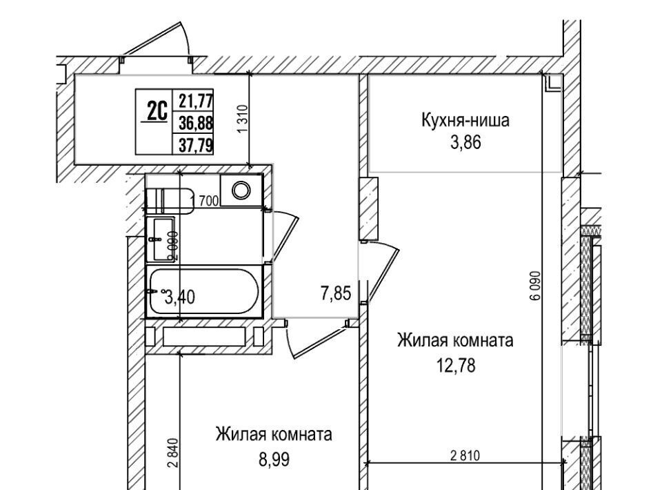 квартира г Новосибирск метро Площадь Гарина-Михайловского р-н Железнодорожный пер Комсомольский Проспект жилой комплекс фото 1