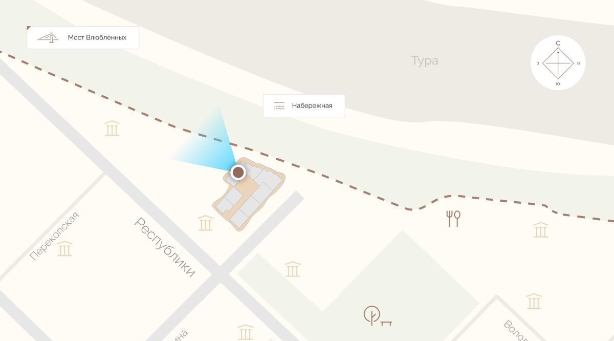 квартира г Тюмень р-н Центральный ул Красина 4 фото 3