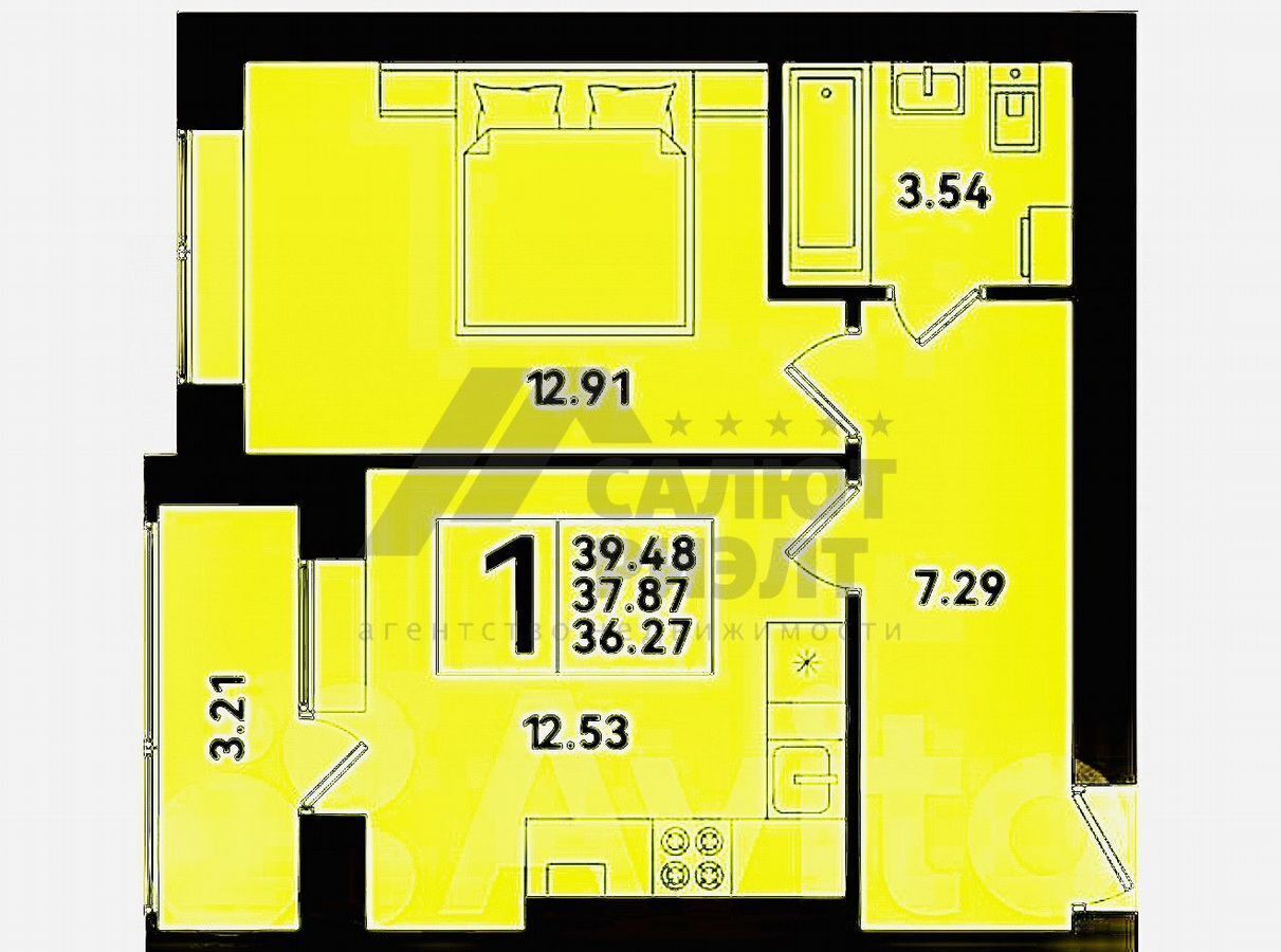 квартира г Калининград р-н Московский ул Крейсерская 13к/2 фото 3