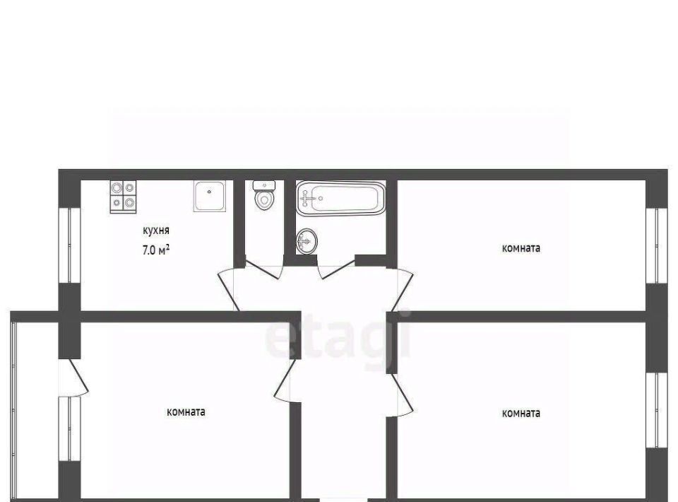квартира г Таганрог ул Дзержинского 152/4 фото 2