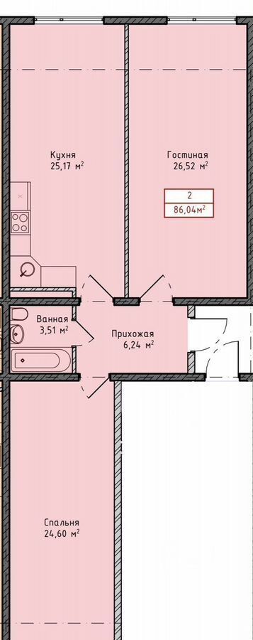квартира г Махачкала р-н Кировский ул Даганова 139 Кировский внутригородской район фото 2