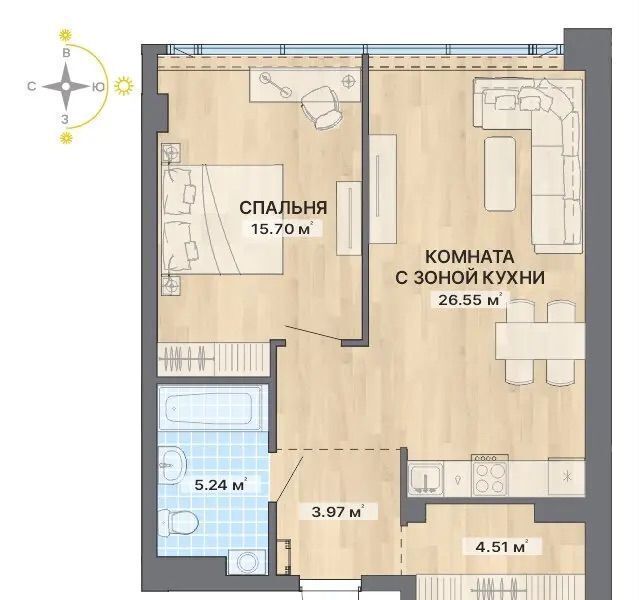 квартира г Екатеринбург ул Маршала Жукова 16 Площадь 1905 года фото 2