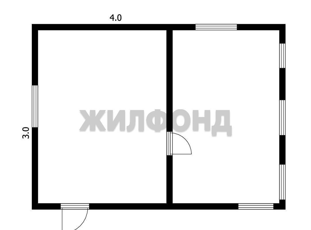 дом г Новосибирск Бердское шоссе, садовое товарищество Звёздочка фото 8