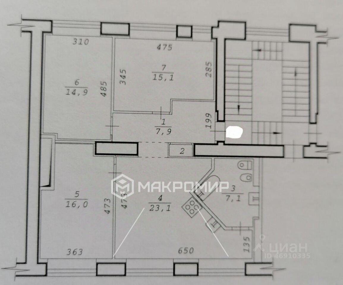 квартира г Новосибирск р-н Центральный ул Советская 10 фото 2
