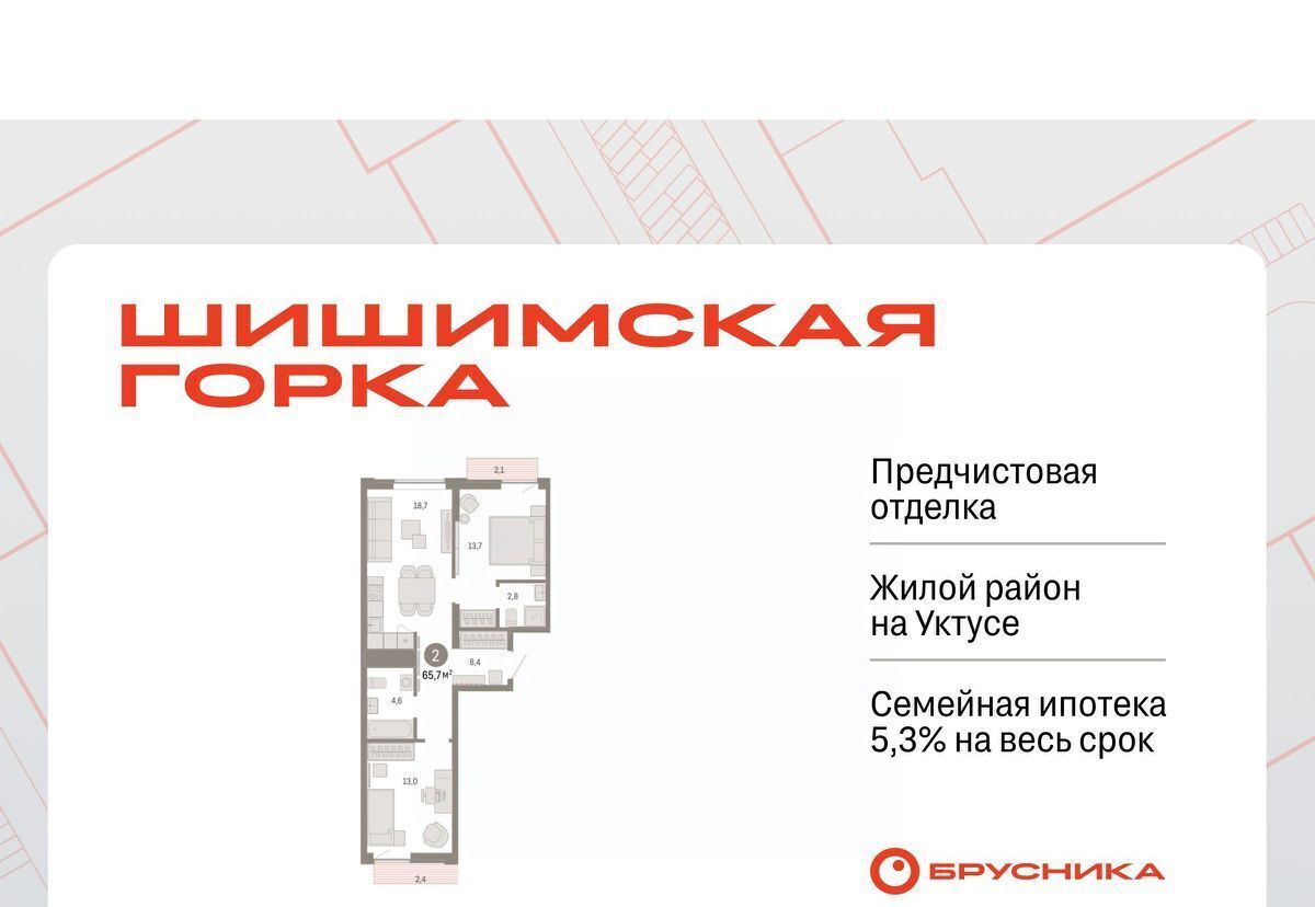 квартира г Екатеринбург Ботаническая ул. Гастелло, 19А фото 1